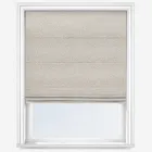 Delicate Leaf Natural Linen Roman Blind