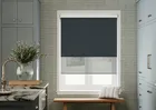 Rimini (blackout) Black & Optima Alto - Double Roller Blind