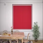 Kensington Plain Made To Measure Vertical Blind Scarlet