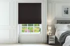 Carpenter Black - Patterned Roman Blind
