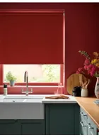 Cardinal Red Blackout Roller Blind