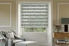 Fiji Green Floral Day And Night Blind With Ultra Fine Patterned Voile