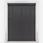 Opulence Bamboo Cinder With Anthracite Tapes Wooden Venetian Blind