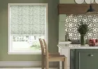 Fitzrovia Print Subtle Greens - Twist&fit Roman Blind