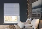 Lace Stripes Sapphire - Twist&fit Roman Blind