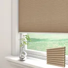 Cosibloc Taupe Thermal Blackout Honeycomb Blinds