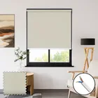 Pvc Blackout Champagne 230vac Electric Roller Blinds
