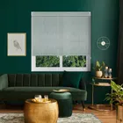Linen Duck Egg No Drill Roller Blind