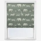 Prairie Animals Seagrass Roman Blind