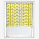 Orla Kiely Solid Stem Yellow Roman Blind
