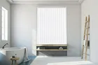 Gibson White - Vinyl Blackout Vertical Blind