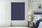 Ibiza Navy - Blackout Vertical Blind