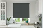 Oxford Safe+ Charcoal - Fire Retardant & Moisture Resistant Roller Blind