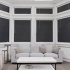 Perfect Fit No Drill Metal Blind - Pitch Black - 25mm