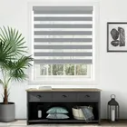 Plain Soft Grey - Day & Night Blinds