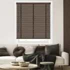 50mm Sato & Coffee Wooden Blinds