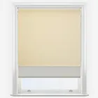 Double Roller Fusion Blackout Light Taupe & Natural Double Roller Blind