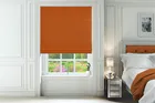 Omni Orange - Soft Velvet Roman Blind
