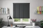 Millennium Matt Black - 50mm Aluminium Venetian Blinds With Black Tapes