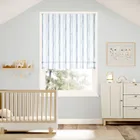 Suki Stripe Frost Roman Blind