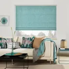 Solo Peacock Roman Blinds