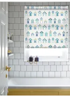 Beach Huts Ocean Grip Fit Roller Blind