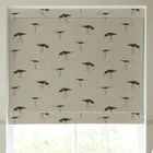 Emily Bond Oyster Catcher Made To Measure Roman Blind Charcoal