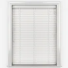 Aspect Snow White With Super White Tapes Wooden Venetian Blinds
