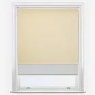 Optima Blackout Light Taupe & Grey Double Roller Blind