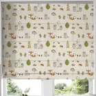 Woodland Fox Made To Measure Roman Blind Multi