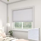 Primitivo Blackout White Electric Thermal Honeycomb Blinds