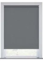 Grey Twill Blackout Twist Fit Roller Blind