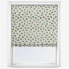 Daisy Cornflower Roman Blind