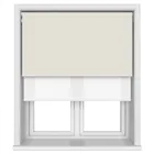 Bella Oyster Motorised Double Roller Blind