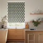 Tulip Trellis Charcoal Roller Blind