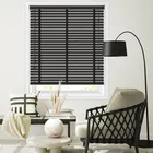 50mm Onyx & Jet Wooden Blinds
