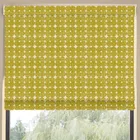 Orla Kiely Textured Flower Made To Measure Roman Blind Yellow