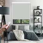 Light Grey Electric Blocout Blind