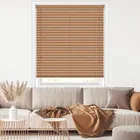 50mm Tuscan Oak Wooden Blinds