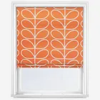 Orla Kiely Jumbo Linear Stem Persimmon Roman Blind