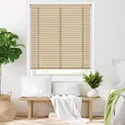 50mm Arkana & Light Beige Wooden Blinds
