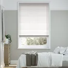 Velvet Pure White Roman Blind