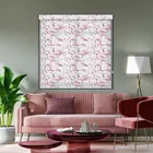 Pink No Drill Roller Blind - Serena Style