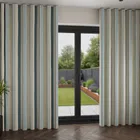 Laura Ashley Awning Stripe Seaspray Wave Curtain Blinds Uk