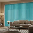 Palette Fr Teal Flame Retardant Vertical Blinds
