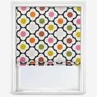 Orla Kiely Spot Flower Ditsy Red Multi Roman Blind
