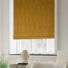 Clarence Velvet Made To Measure Roman Blind Gold