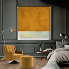 Velvet Mustard Roller Blind