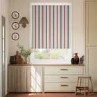Twist2go College Stripe Blue & Red Roller Blind