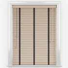 Dalby Bamboo Cordia Natural With Coffee Tapes Wooden Venetian Blind